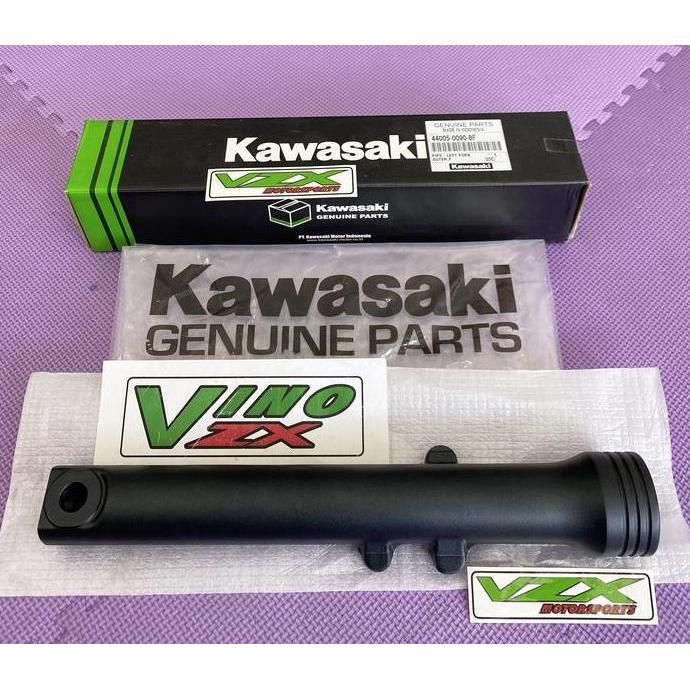 Tabung Bawah Bottom Shock Kiri Hitam Ninja RR New 150 Ori Kawasaki