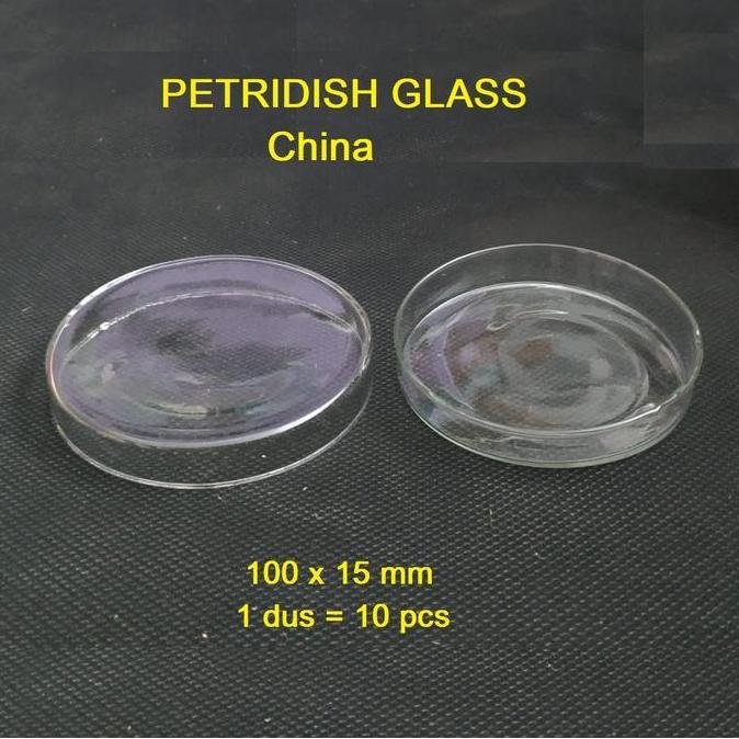 Medikit- Cawan Petri Kaca 100X15 Mm Petridish Petri Dish Cawan Kaca