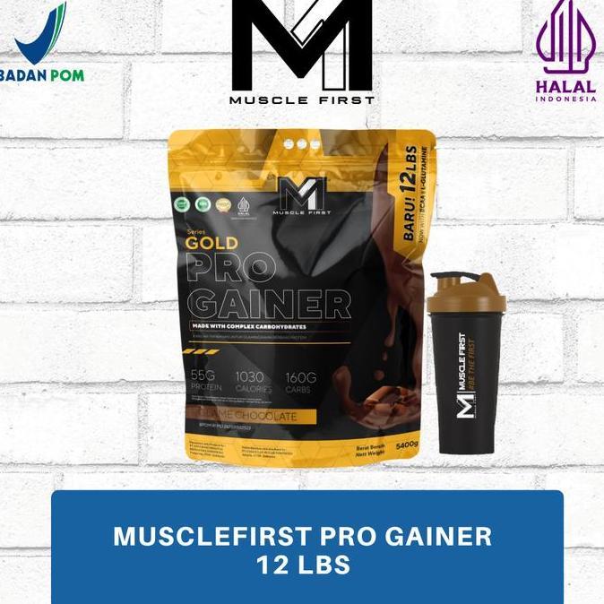 Muscle First Pro Gainer 12 lbs Mass Weight M1 Gold Pro Gainer