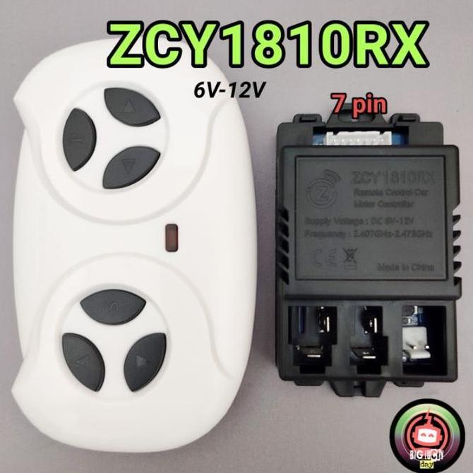 (Allthebest) REMOT RECEIVER ZCY1810RX / JR1810RX 7PIN 6V - 12V MOBILAN AKI ANAK