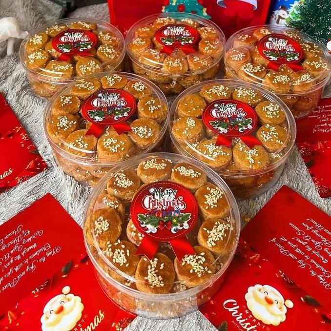 Kue kacang Toples Bulat 500 gr