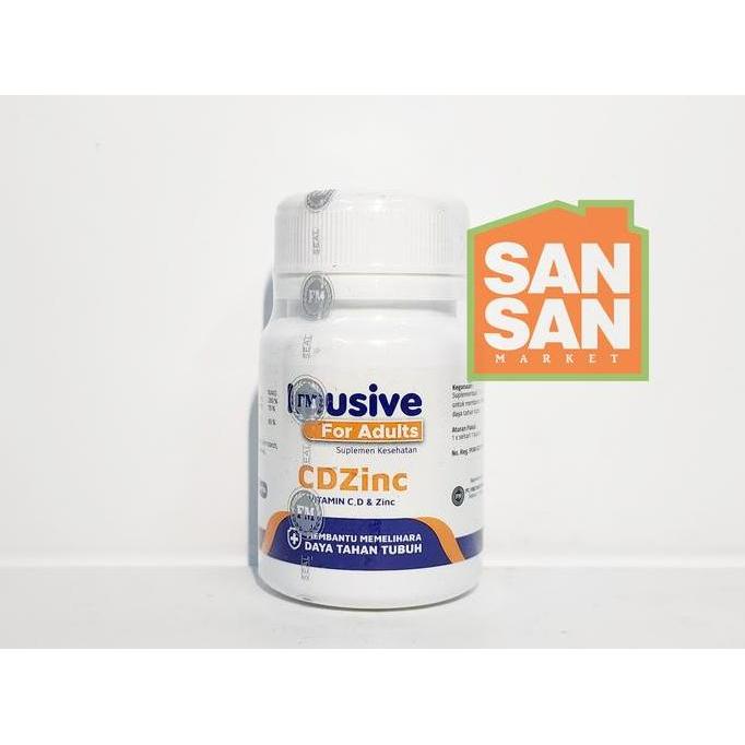 Hololoo- Imusive Cdzinc Isi 60 Kapsul - Suplemen Vitamin C D Zinc