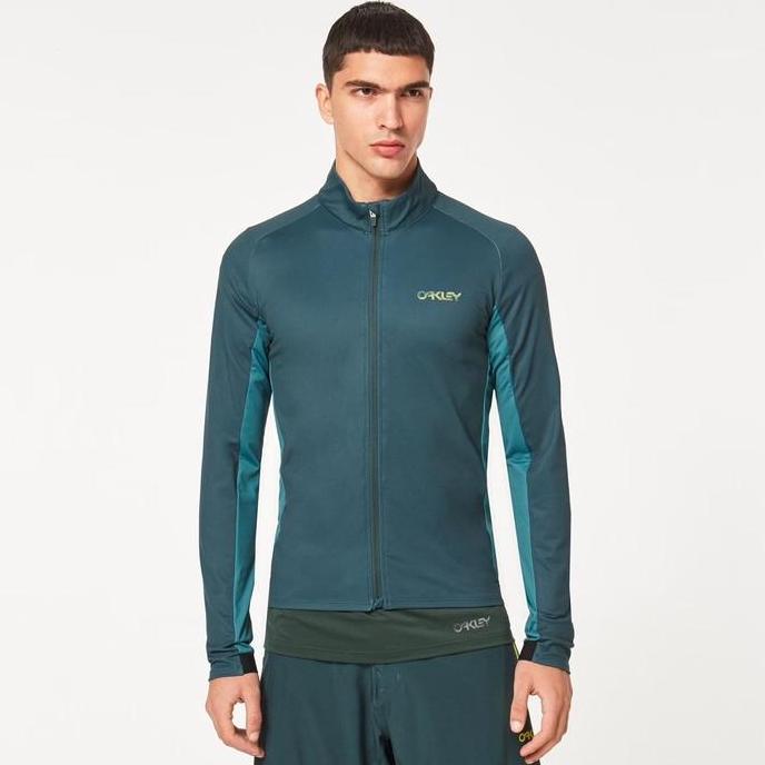 Oakley Elements Cycling Jersey Green Original - Baju Sepeda Branded