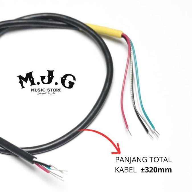 Pengganti Or Replacement Kabel Pickup Gitar Or Bass Model Humbucker Or Hotrail Yang 5 Cabang