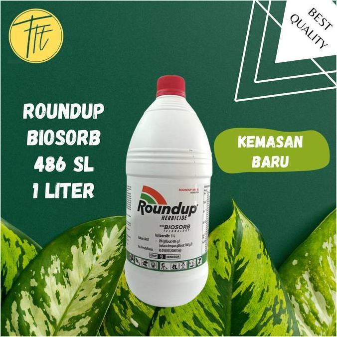 Allthebest- Roundup 486 SL Obat Pembasmi Rumput 1 Liter