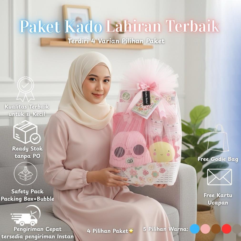 TERBARU Kado Lahiran Bayi / Parcel Kado Lahiran / Parcel Baby / Hampers Baby Newborn / Kado Bayi Lak