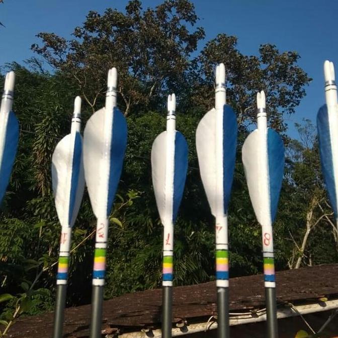 HOT SALE Anak Panah Platinum KHUSUS 1516 1616 Vanes Bulu Bima Archery Easton