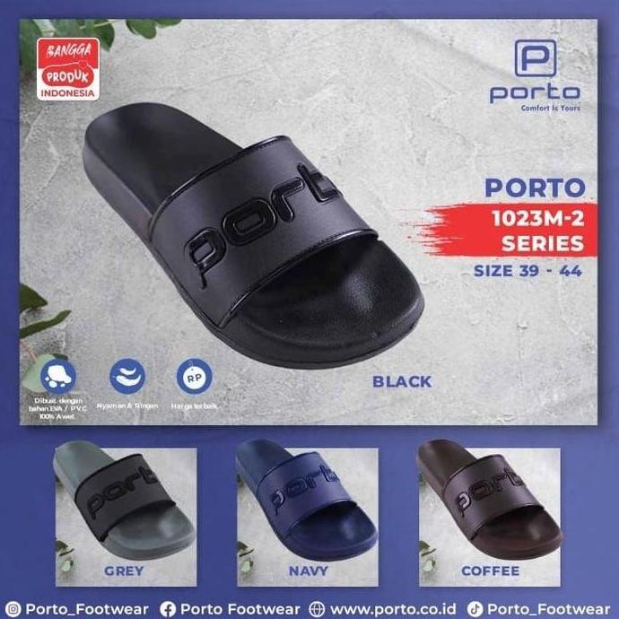 Kakikaki- Sandal Slop Pria Karet Porto
