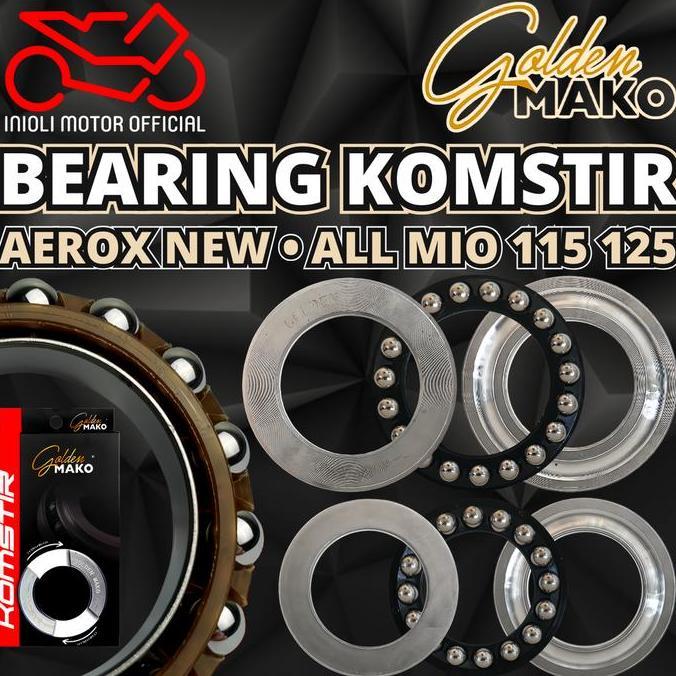 KOMSTIR GOLDEN MAKO AEROX NEW MIO M3 MIO J MIO SPORTY SMILE SOUL KARBU NOUVO FINO CARBU FI XRIDE GT 