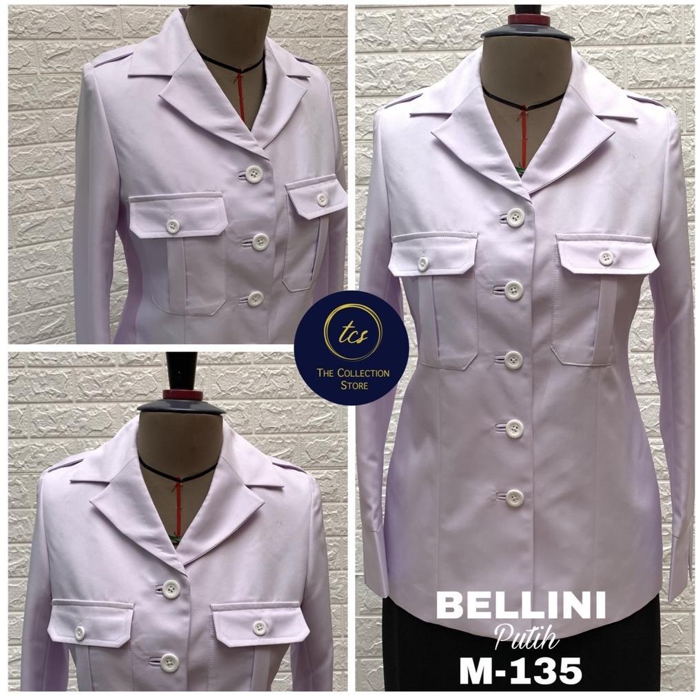 PREMIUM BLAZER BELLAGIO SERAGAM PUTIH PNS, DINAS, BLAZER GURU, JAS PUTIH