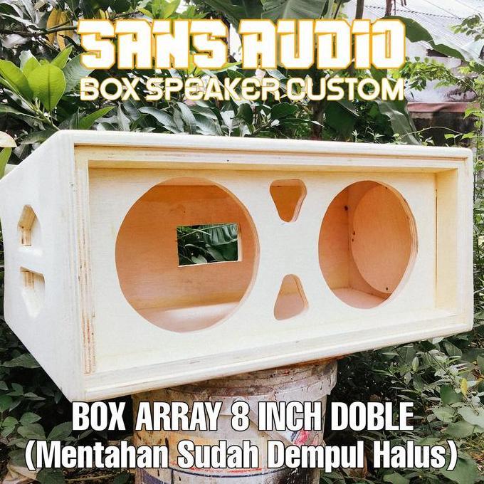 Box speaker line array 8 inch doble