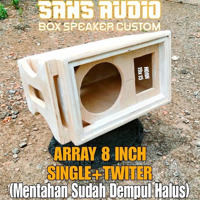 box speaker array 8 inch single plus twitter