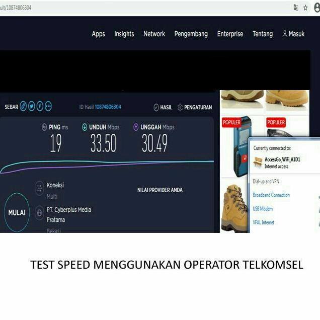 Lansungkirim- Modem Router Wifi Mifi Accessgo 4G All Jaringan Operator Unlock