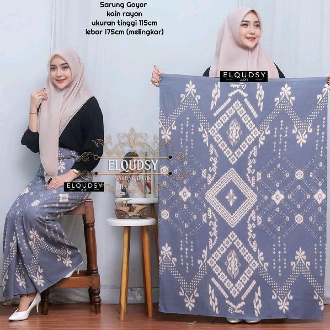 Otwkirim- Afi New Sarung Santri Putri Sarung Rayon Goyor Sarung Santri Pondok Wanita/Pria Muslim Ade
