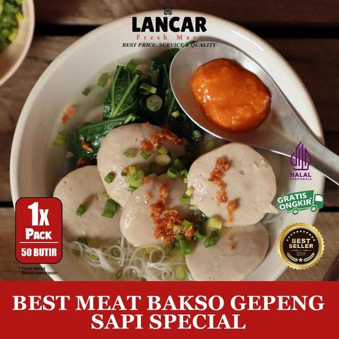 Rouge- Best Meat Bakso Gepeng Sapi Special Isi 50 Pcs