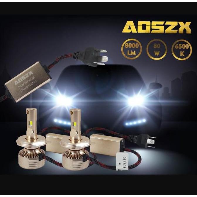 Turbo LED Canbus Error Free Headlight Lampu Mobil H4/ H 4