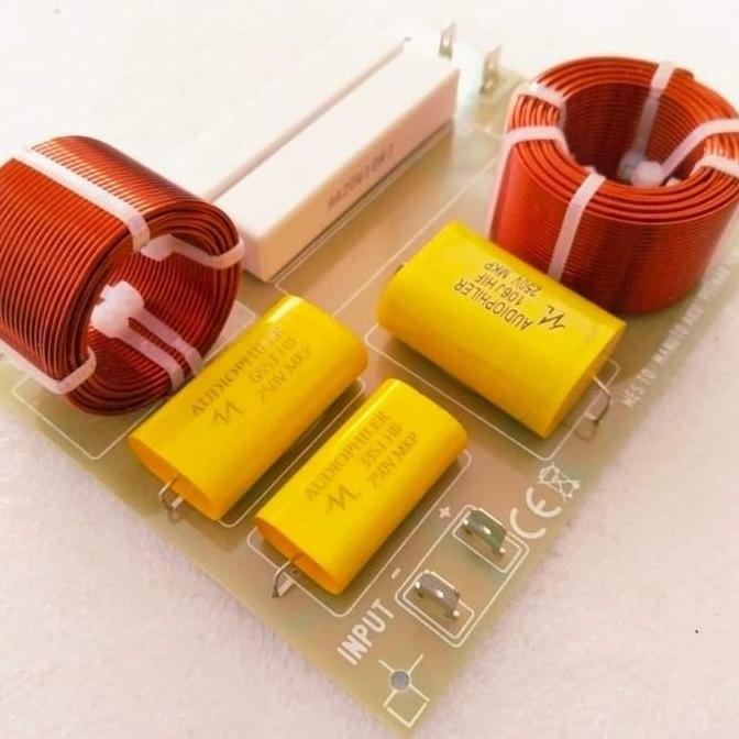 Crossover pasif 2 way Mid-High/Tweeter