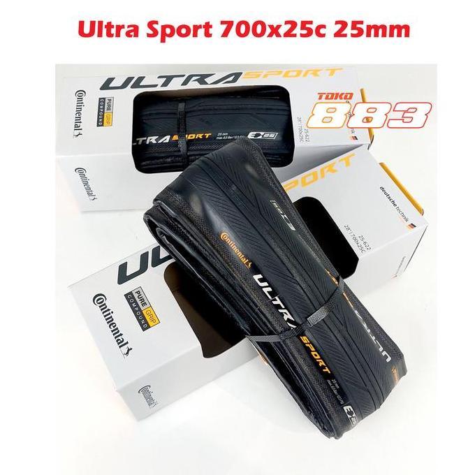 Ban Sepeda Continental Ultra Sport 3 Clincher 700C 25mm 700x25C