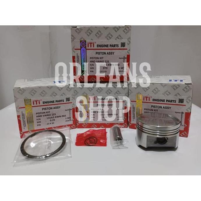 Look- Piston Kit Kwn Vario 125 Fi Injeksi / Vario 125 Led / Vario Techno 125 Iti Seher Kit