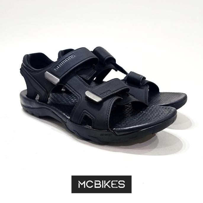 Shimano SH-SD501 SPD-Compatible Cleat Cycling Sandal - Black