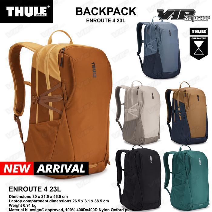 THULE Backpack EnRoute ENROUTE 4 Tas Laptop 15,6 Inch Ransel Camping Outdoor Original Sekolah Kuliah