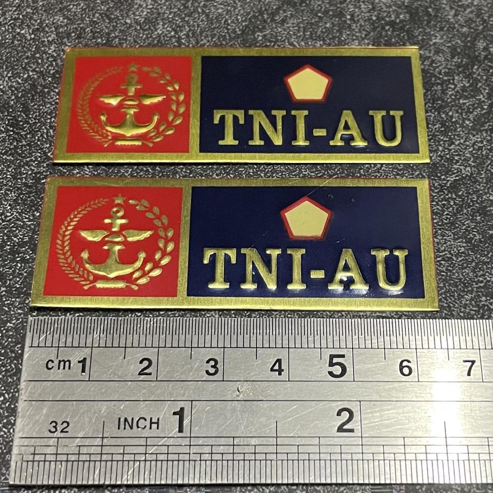 TERLARIS Sticker Plat TNI AU - Stiker Plat TNI AU  - Stiker TNI AU Mobil - Stiker Motor TNI AU