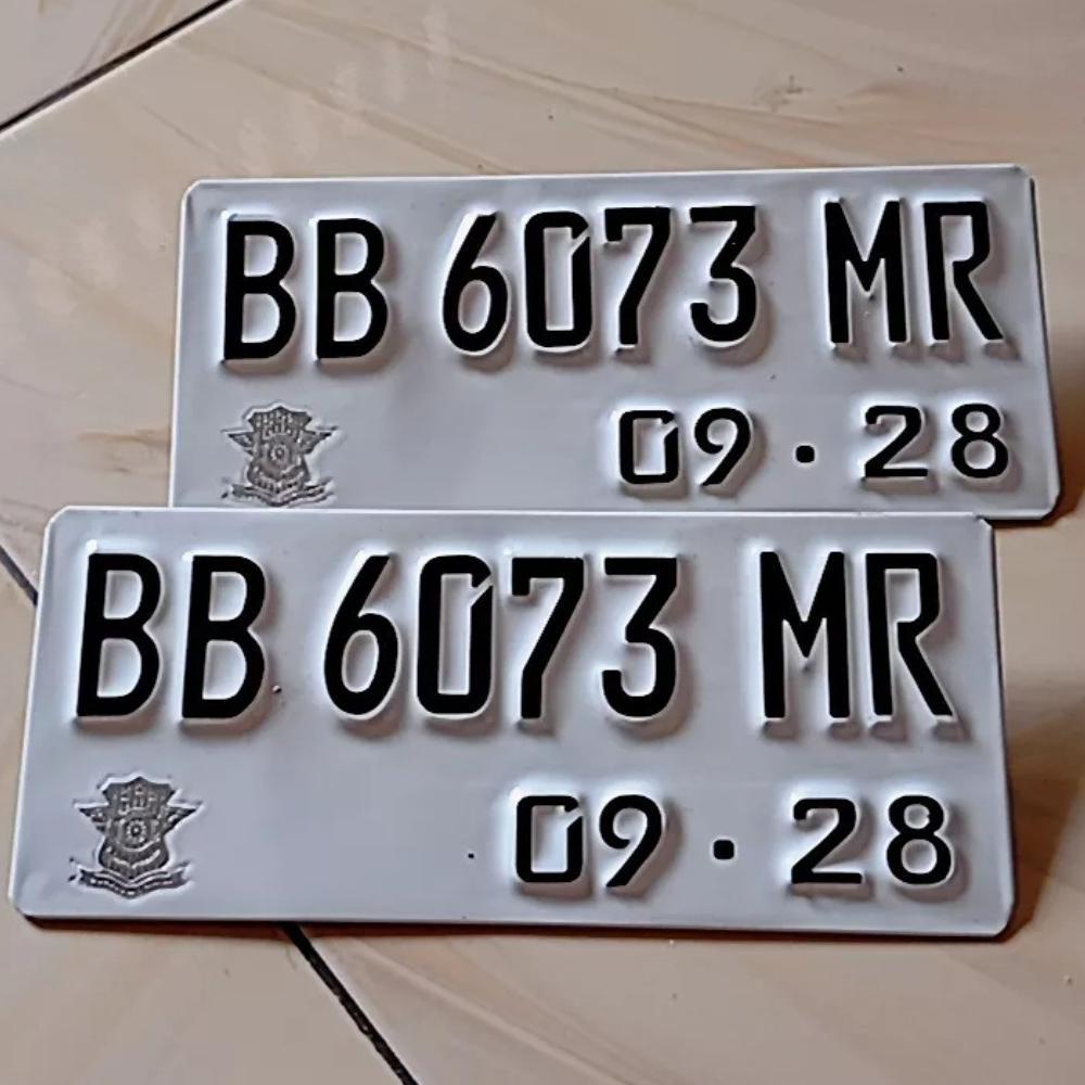 COD Plat Custom Motor Kecil Baut Tanam