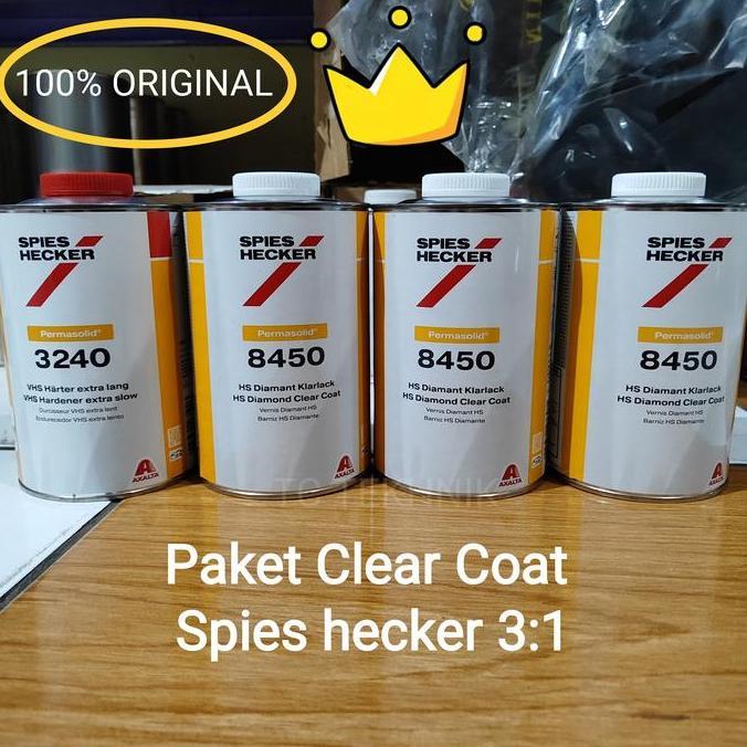 [Paket] Pernis Spies Hecker HS Clear Coat 8450 3:1 Terlaris