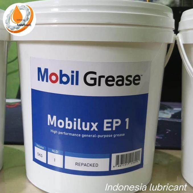 Mobilux EP 1 ( Multipurpose Grease NLGI 1 ) Pail 5kg Terlaris