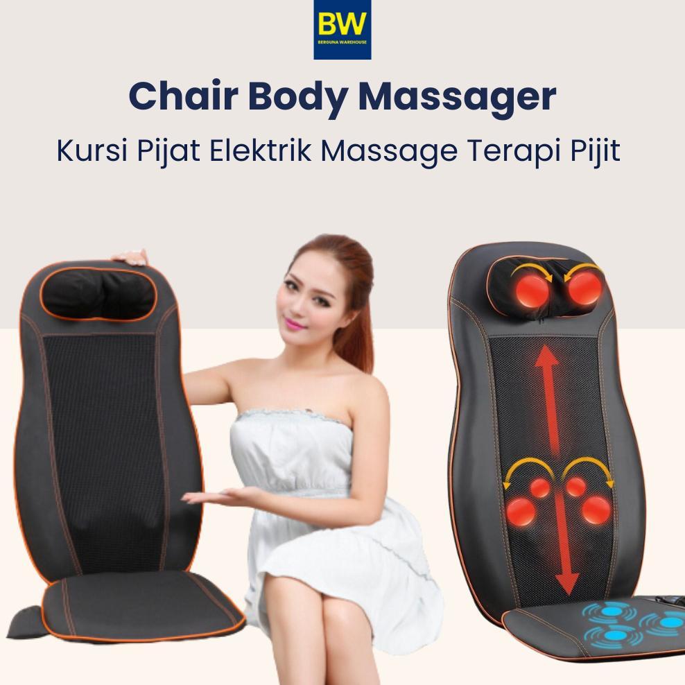 Alat Massage Badan Punggung Kursi Pijat Elektrik Massage Terapi Pijit Shiatsu Chair Body Massager Jo