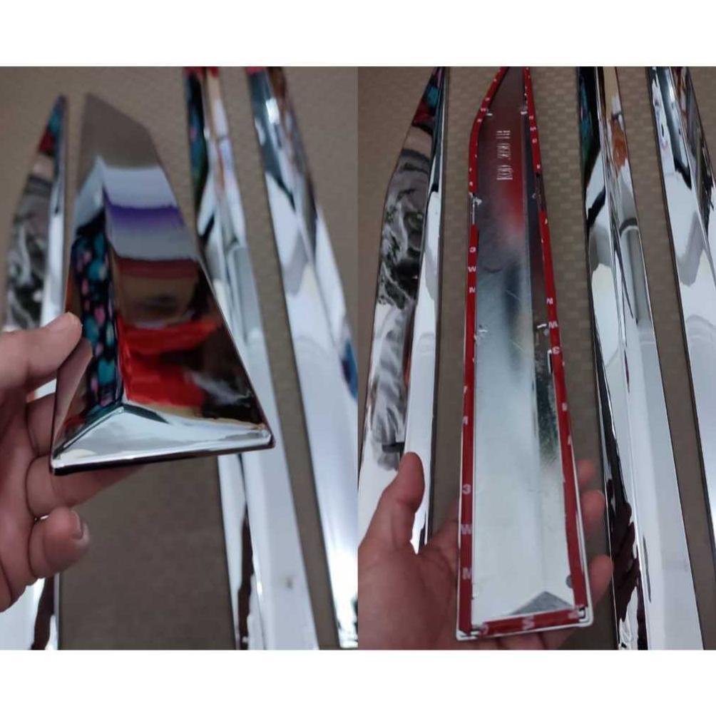 List Lis Body Mobil NEW Agya Ayla Chrome Model Lebar {FREE TONGKAT E-TOLL}