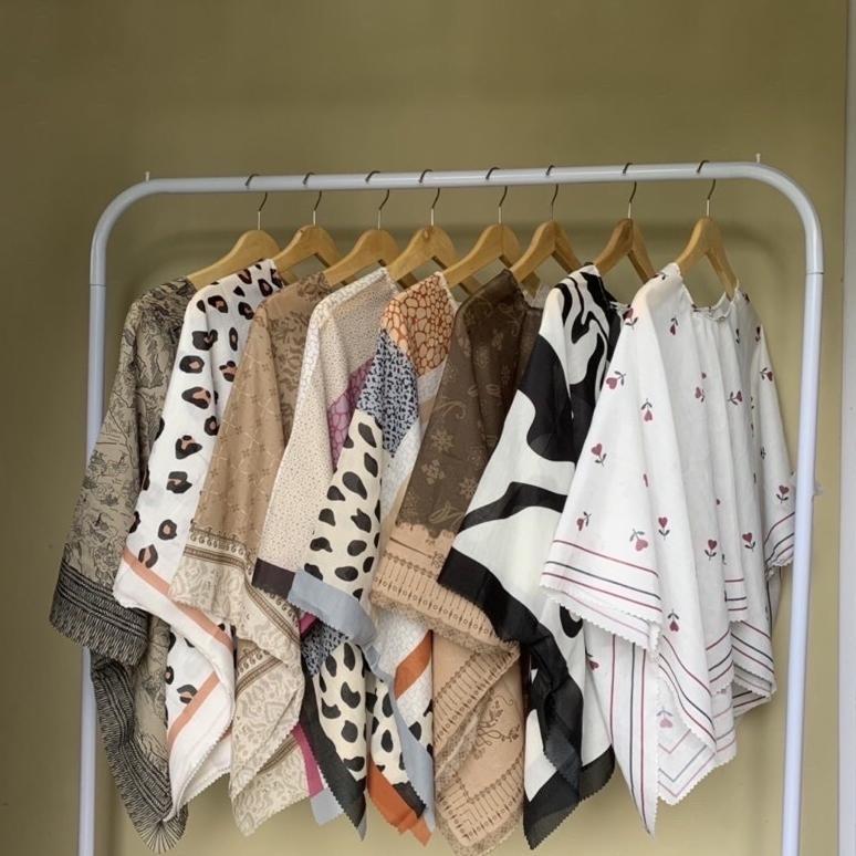 PROMO TERBARU ZIARA ID - OUTER SCARF KIMONO CROP | OUTER CROP KIMONO BATWING