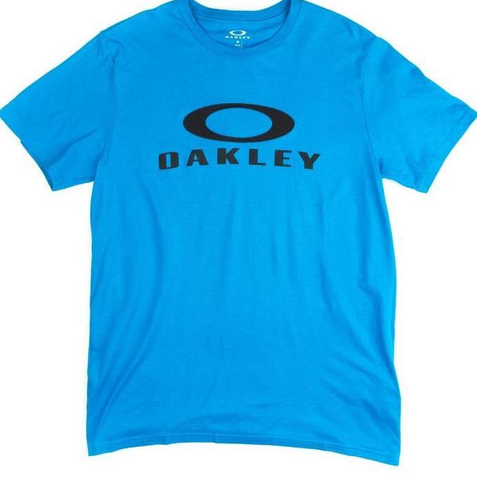 Murah Oakley Pinnacle Blue Running Tshirt Original - Kaos Olahraga Branded