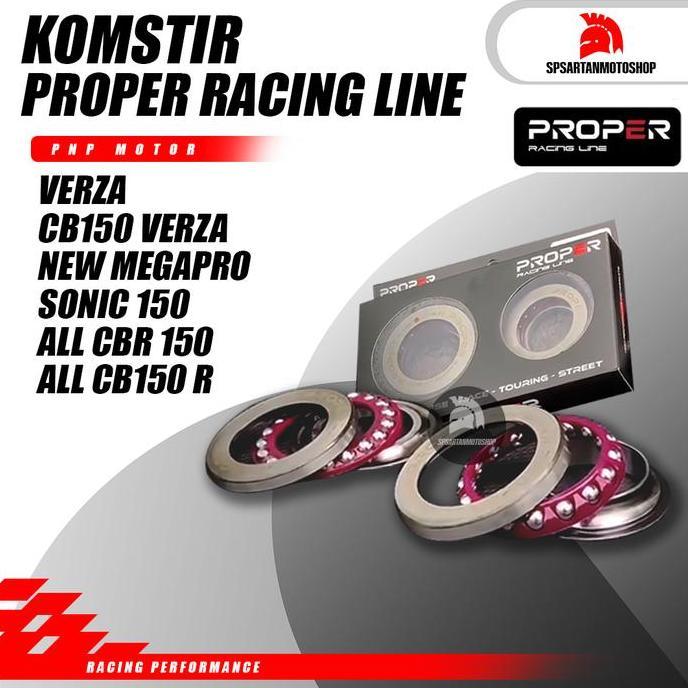 Komstir CBR150 CB150R CBR Streetfire Verza Sonic 150 Proper Racing 1 Set Assy Atas Bah Conesteer