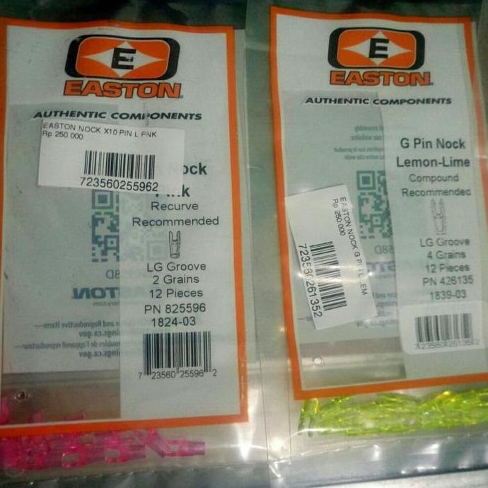 HOT SALE Pin Nock & G Pin Nock Easton | untuk Arrow Carbon | Bima Archery Panah