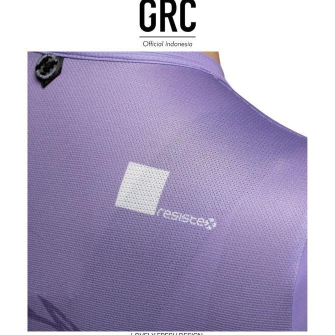 Grc Women'S Jersey Sepeda Roadbike Grc Digital Print Tech Lavender