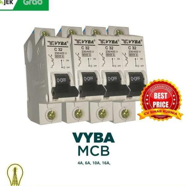 Bestone- MCB VYBA 4A, 6A, 10A, 16A | VYBA MCB