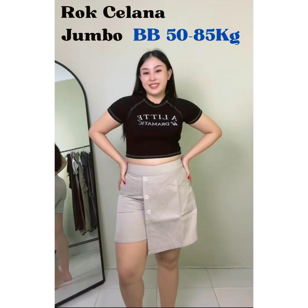 BIG SALE ROK CELANA JUMBO-Celana Pendek Jumbo Wanita-Skirt Pants Korean Style