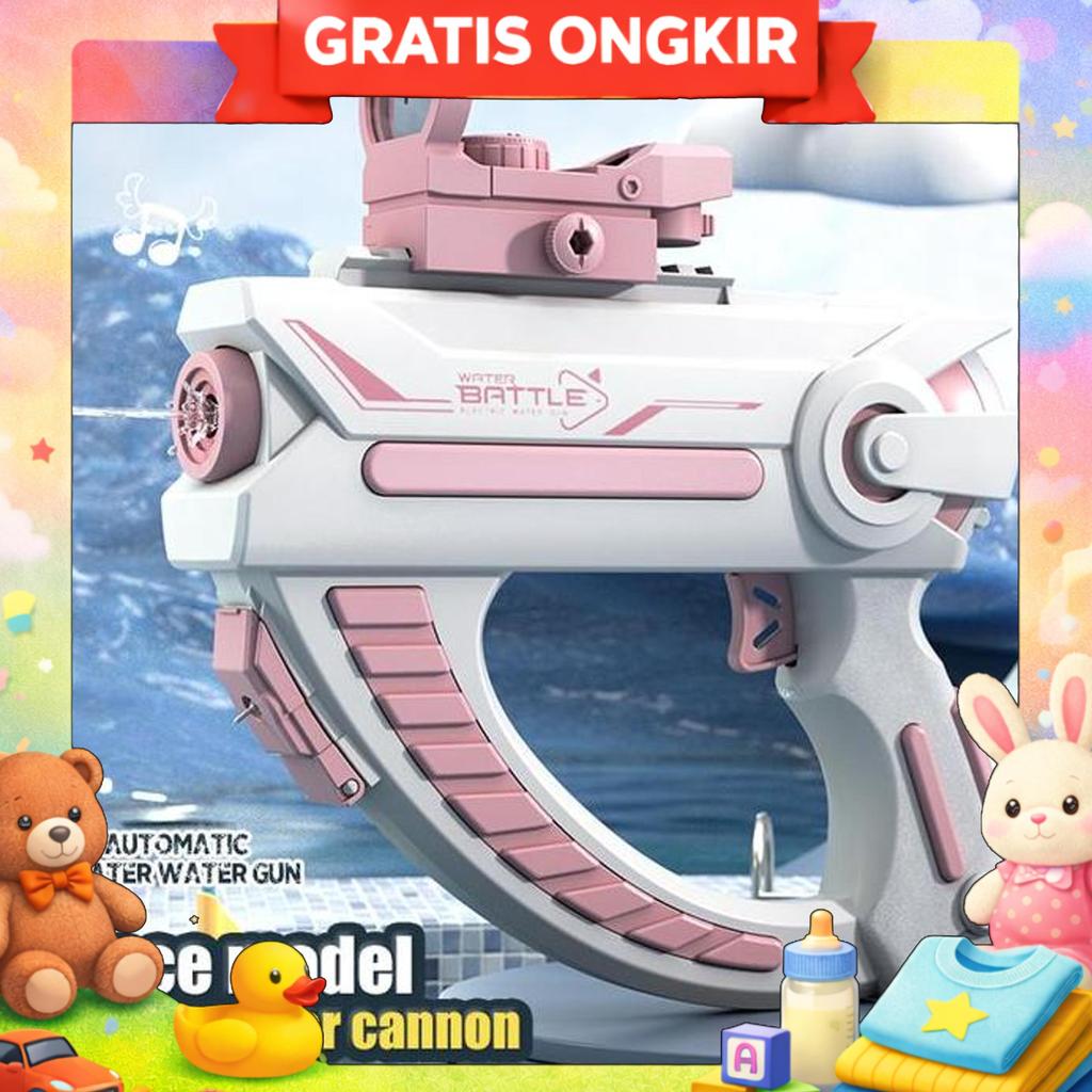 Mainan Pistol Air Listrik Pistol Air Kolam Permainan Luar Ruangan Untuk Anak-Anak Dan Dewasa Bayi