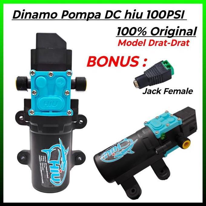 gandisoress - dinamo pompa dc 12 volt hiu 100 psi original / dinamo steam/dinamo sprayer elektrik 3 