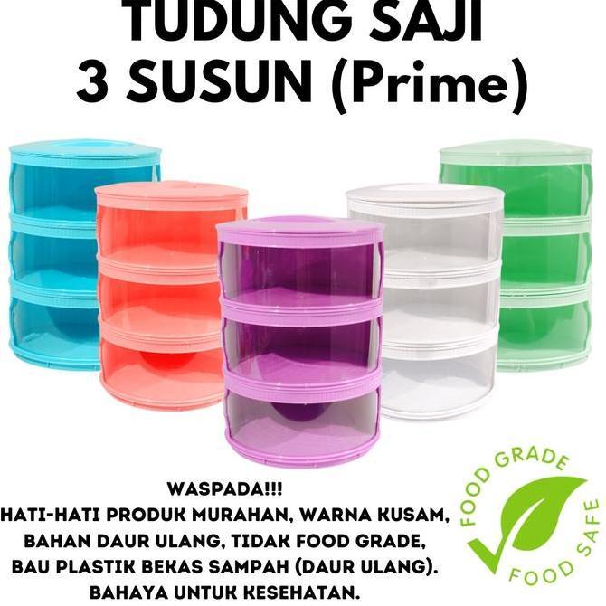 P_dalali - [COD] Tudung Saji 3 Susun Lebih Tebal FOOD GRADE Sudah Dirakit dan Siap Digunakan Praktis