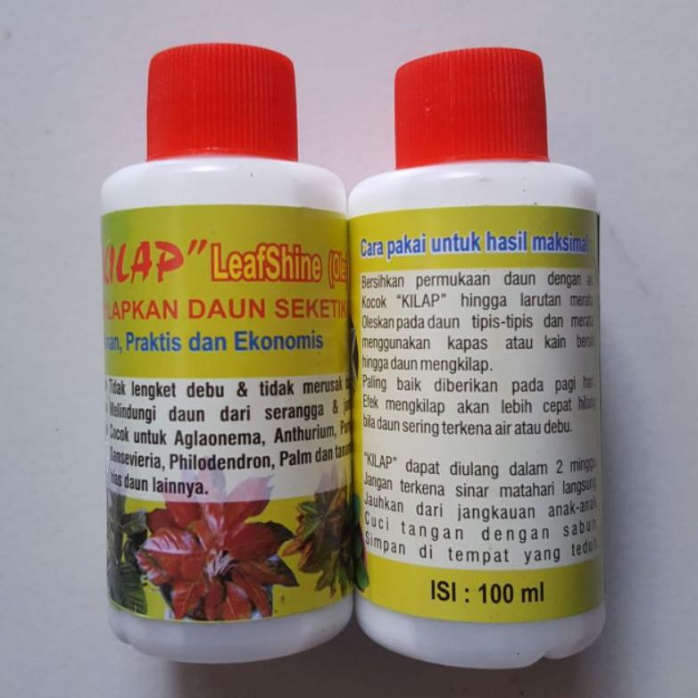 Promo Cod Kilap Daun Leafshine 100Ml Semir Pengkilap Daun Seketika ....