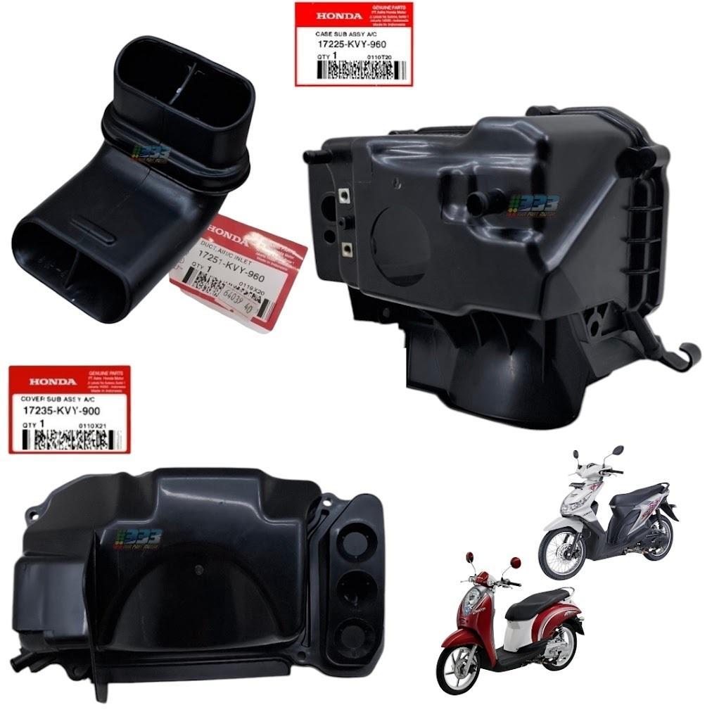 COVER TUTUP BOX FILTER UDARA BEAT KARBU DUCT AIR CLEANER INLET BEAT LAMA SCOOPY KARBU KARBURATOR KVY