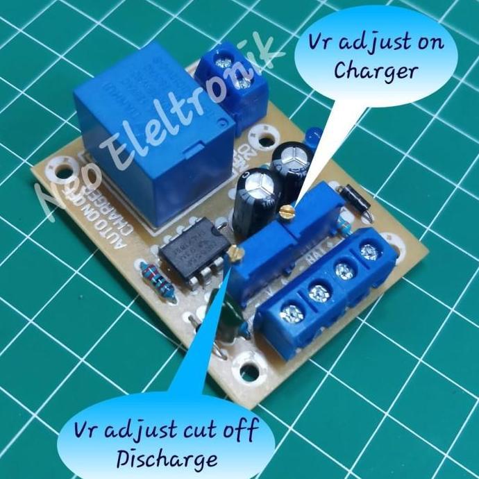 Thebest- kit charger aki auto on off 12v - charger accu