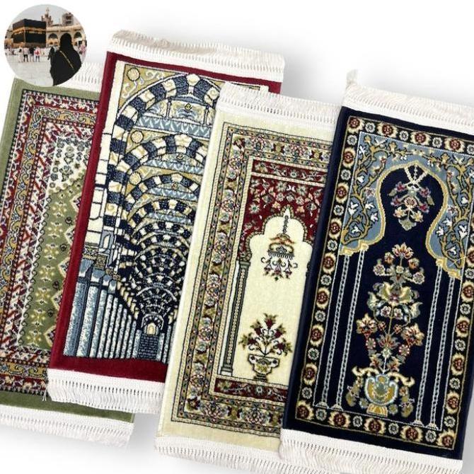 COD Sajadah Carpet Original Mekkah Madinah/ Sajadah Mini/Sajadah Muka/ Original Import Termurah