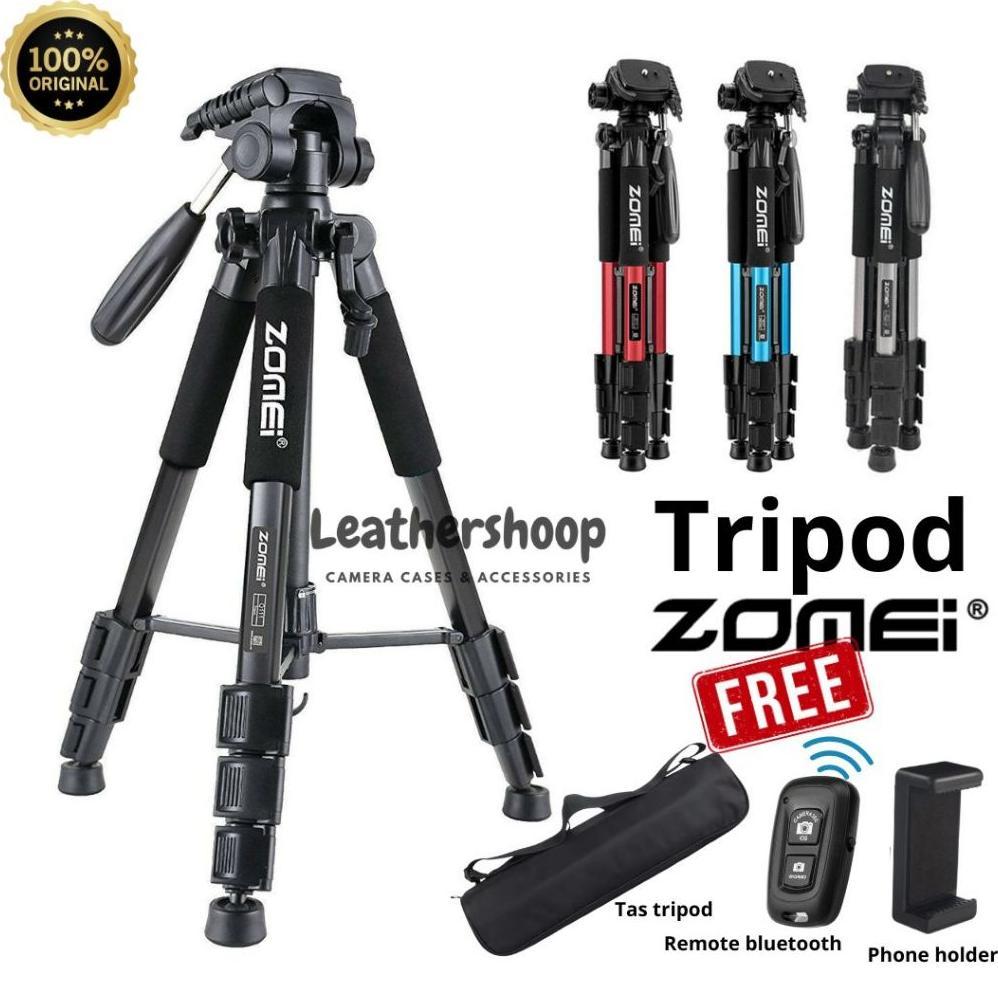 Zomei Profesional Tripod Berkualitas untuk Kamera DSLR Mirorrless & Smartphone