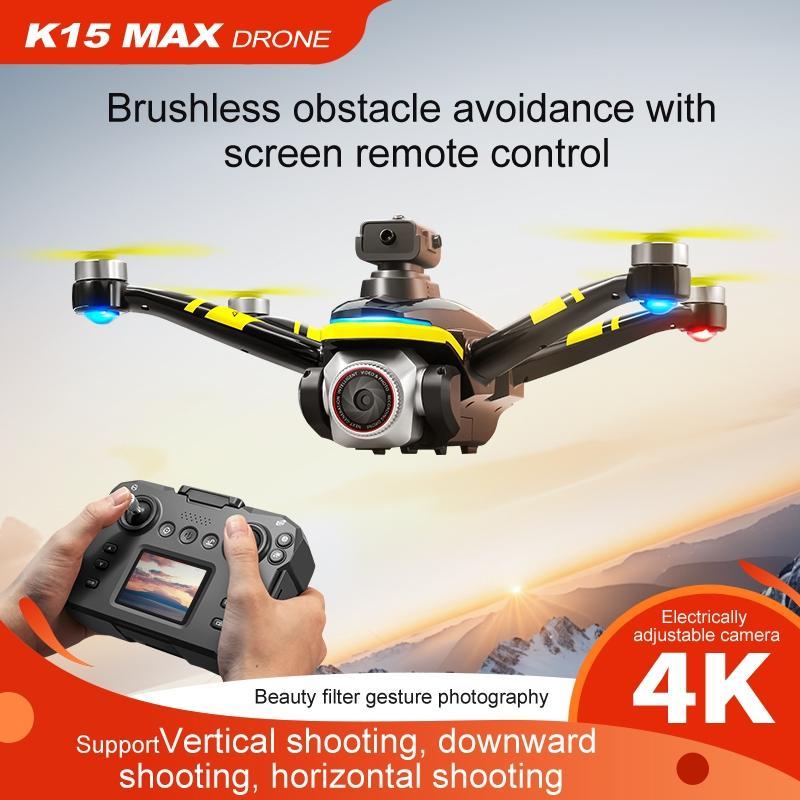 Drone Baru K15 Max, Kamera Ganda, Piksel 4K, Fotografi Ketinggian Tinggi, Melayang Di Ketinggian Tet