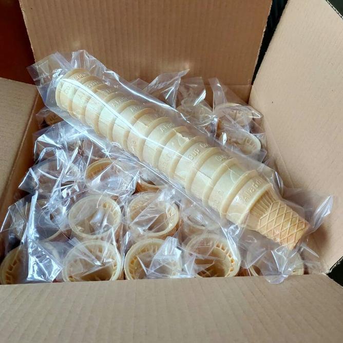 Cone Eskrim Wafer Cup Cone Perdus