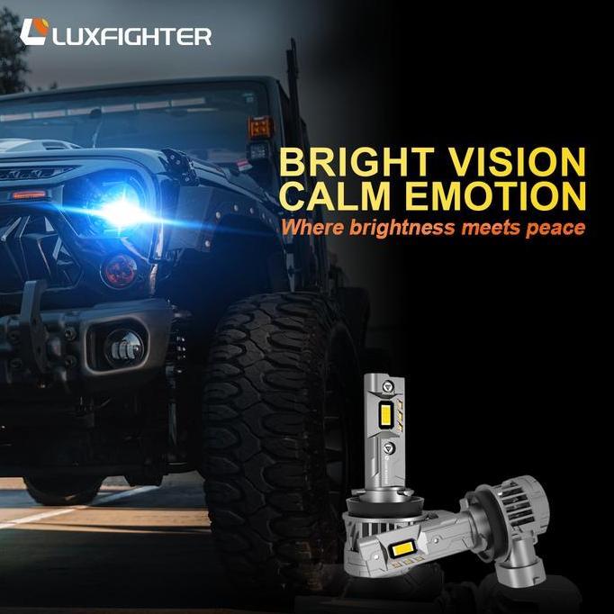 Promo Luxfighter Q66 H1 H7 Lampu Led Mobil Chevrolet Captiva H1 Low Beam Dan H7 High Beam Pnp