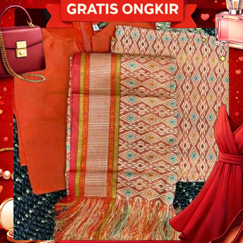 Baju Kurung Tafeta Siti Nurbaya - Baju Kurung Songket Thailand - Baju Kurung Melayu - Dress Wanita K